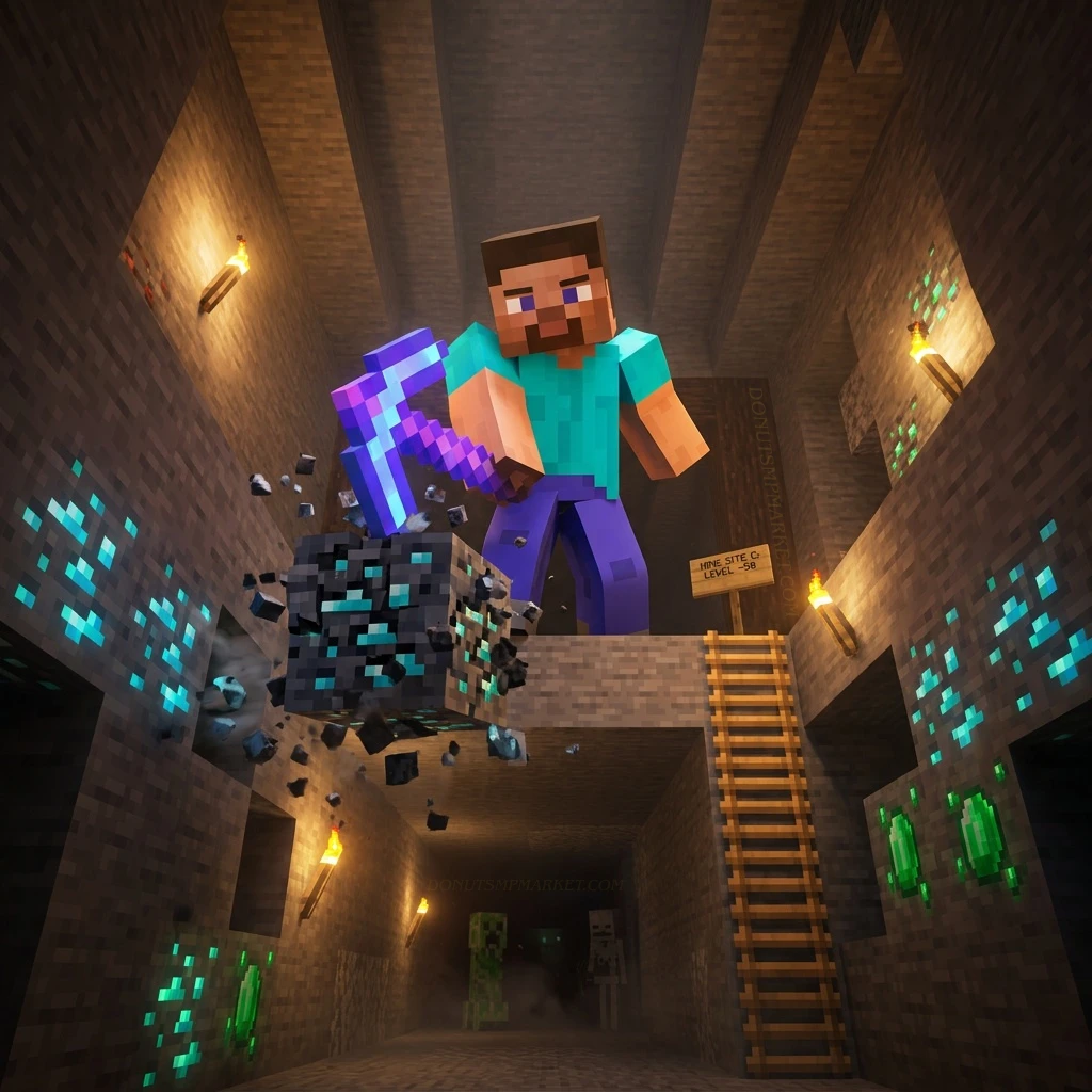Buy DonutSMP Area Digging Service - DonutSMP Market